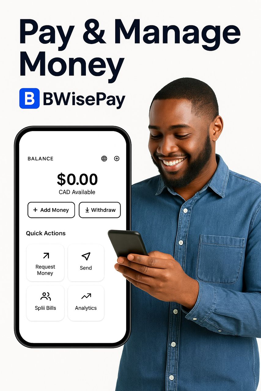 Ride Sharing App & Food Delivery Service | BWiseVerse Payment App Canada